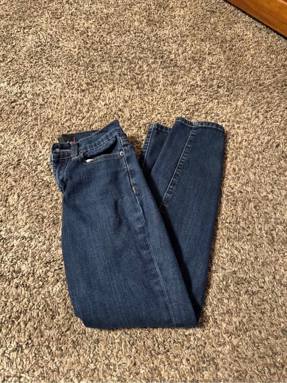 BDG Women's Skinny Jeans in Dark Blue Denim